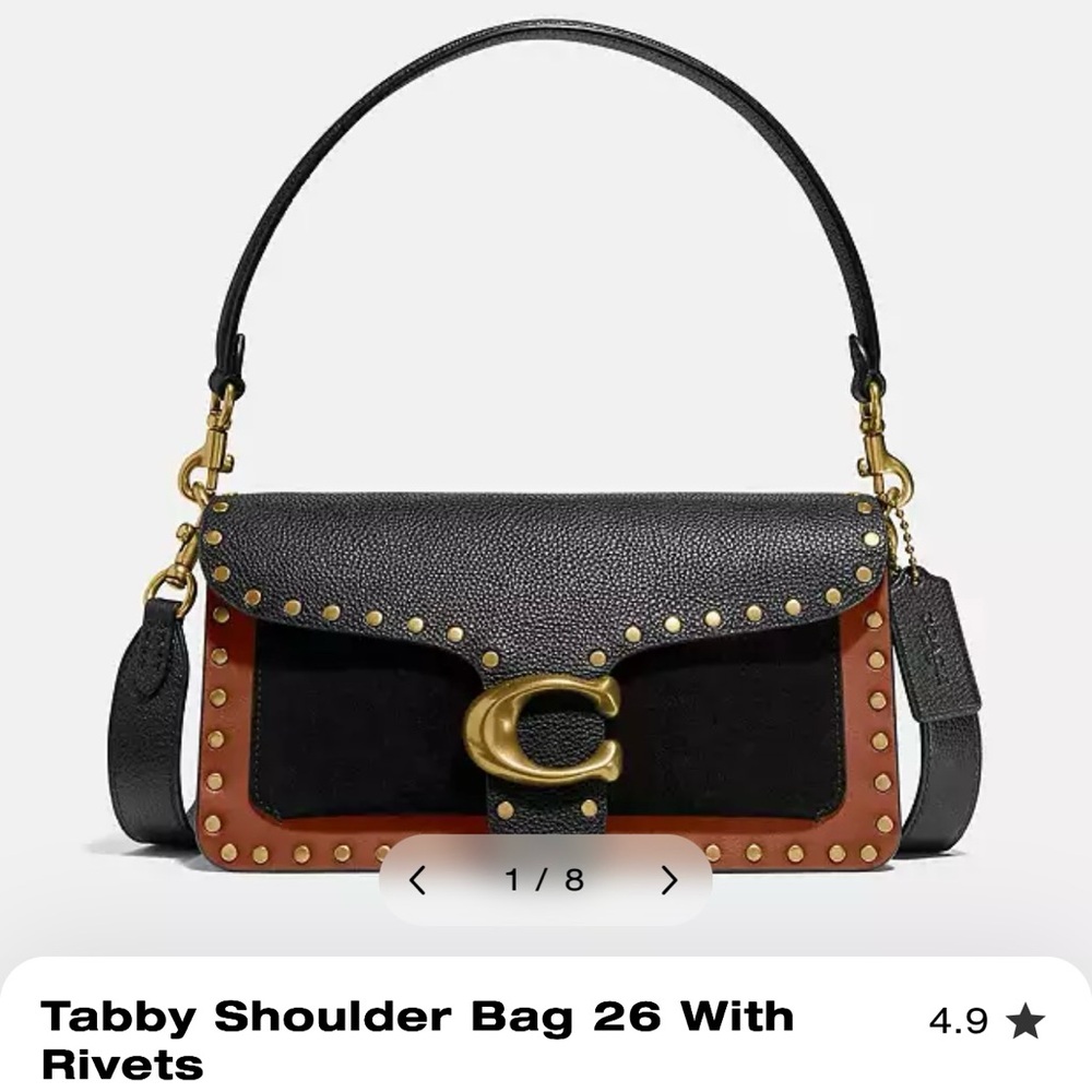 Coach Tabby Shoulder Bag 26 With Rivets